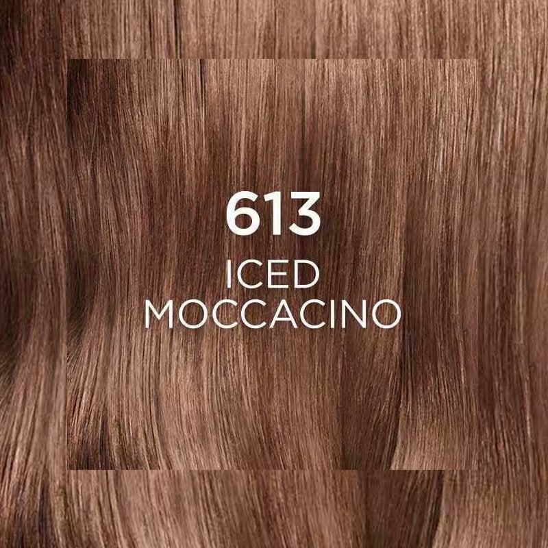 6x L'Oreal Paris Casting Creme Gloss Semi-Permanent Hair Colour 613 Iced Mochaccino