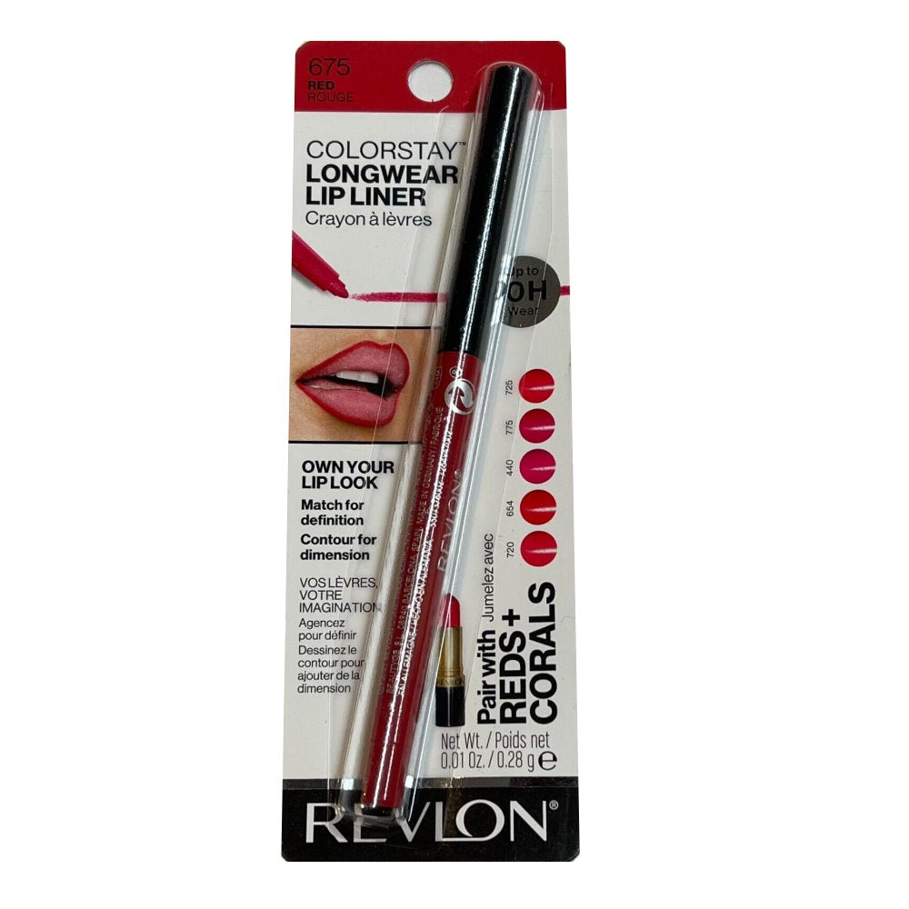 4x Revlon ColorStay Longwear Lip Liner 675 Red Rouge