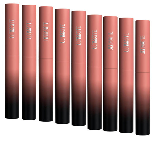 9x Maybelline Color Sensational Ultimatte Matte Slim Lipstick 699 More Buff