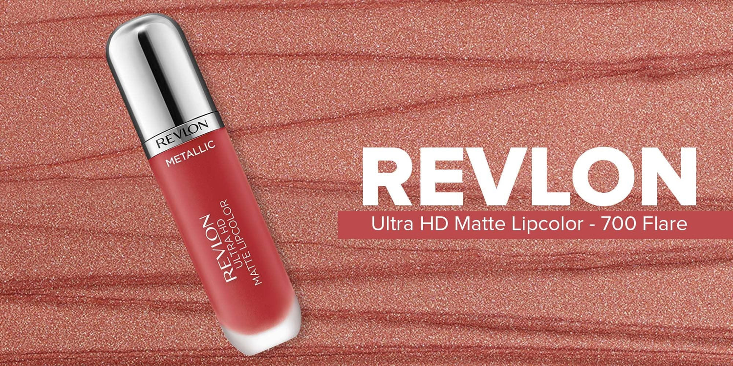 Buy Revlon Ultra HD Metallic Matte Lipcolour Lipstick - 700 HD Flare Makeup Warehouse 