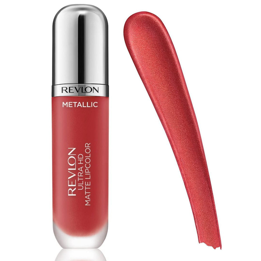 Buy Revlon Ultra HD Metallic Matte Lipcolour Lipstick - 700 HD Flare Makeup Warehouse 