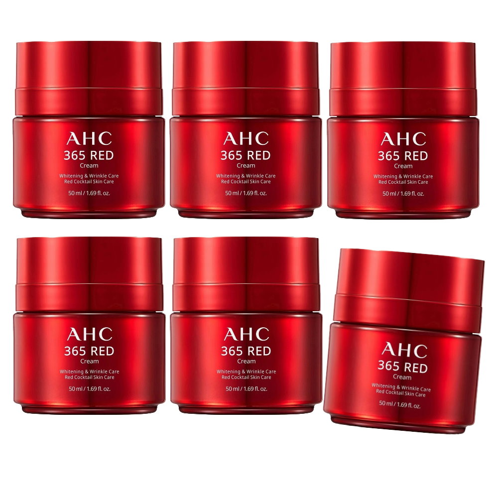 6x AHC 365 Red Cream 50ml