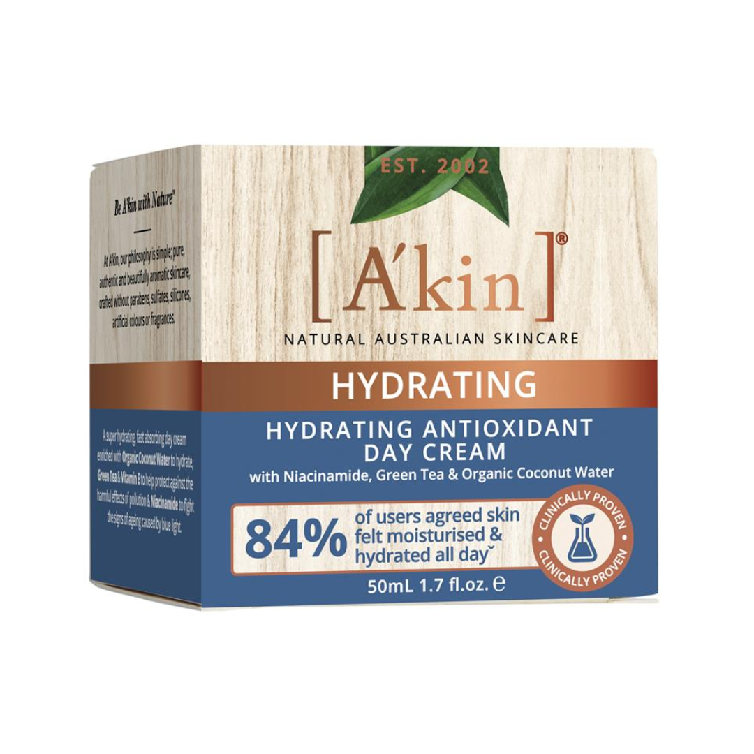 3x Akin Hydrating Antioxidant Day Cream 50ml