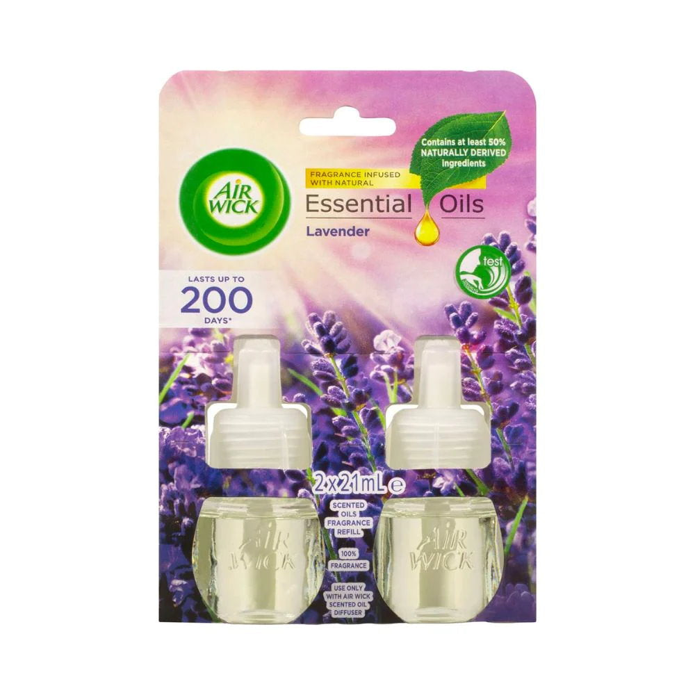 Air Wick Essential Oil Electrical Refill Lavender Twin Refill 2 x21ml