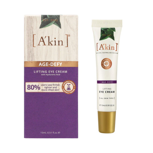 3x Akin Age Defy Lifting Eye Cream with Hyaluronic Acid 15ml