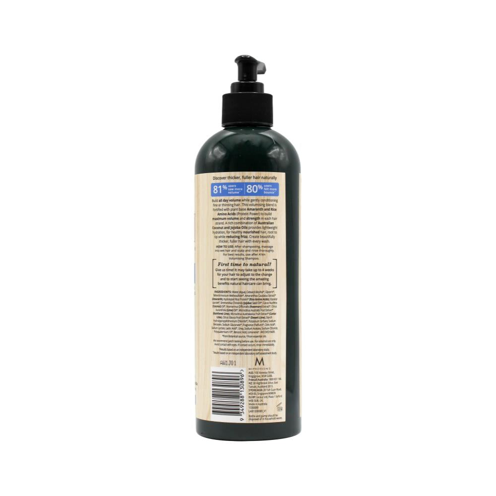 Akin Volumising Conditioner Amaranth, Rice Amino Acid, Australian Jojoba and Coconut Oils 500ml