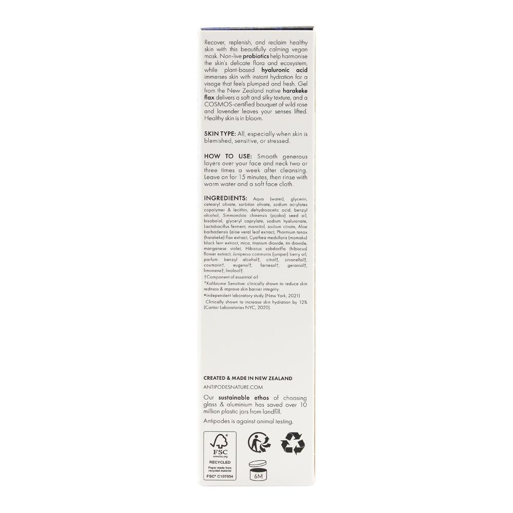 Antipodes Flora Probiotic Skin Rescue Hyaluronic Mask 75ml