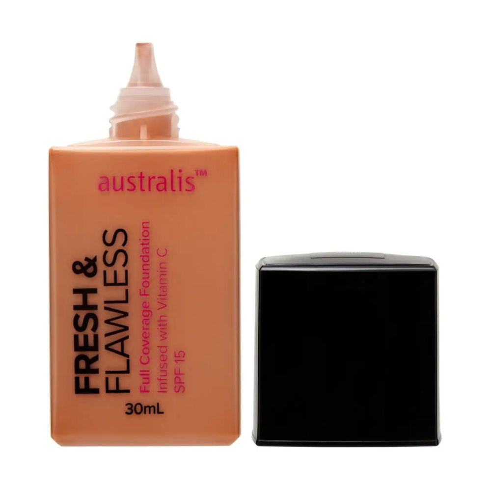 Australis Fresh & Flawless Full Coverage Foundation SPF 15 Caramel