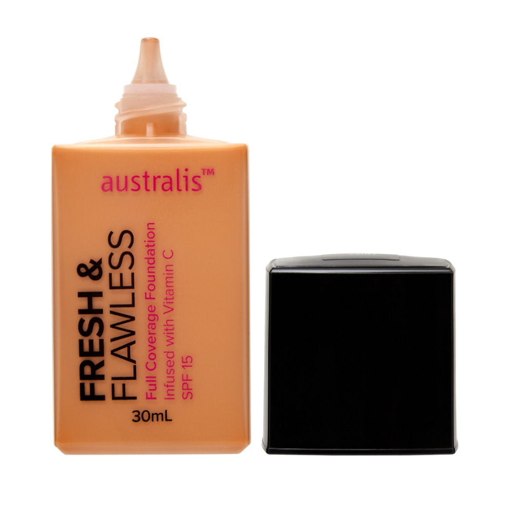 Australis Fresh & Flawless Full Coverage Foundation SPF 15 Tawny