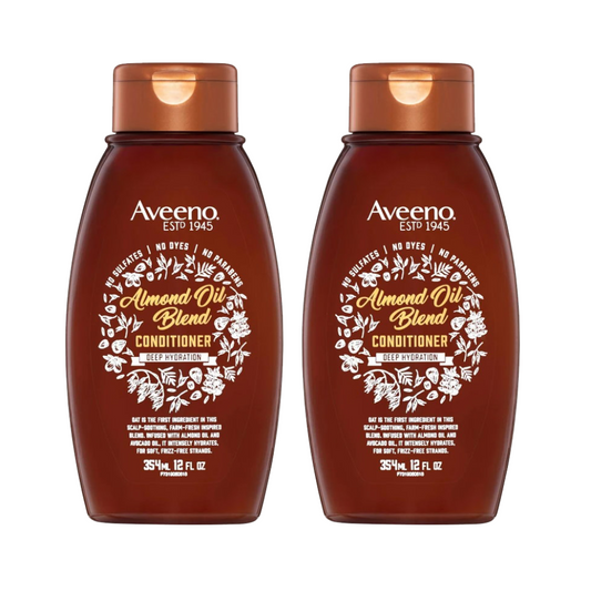 2x Aveeno Almond Oil Deep Hydration Conditioner 354ml