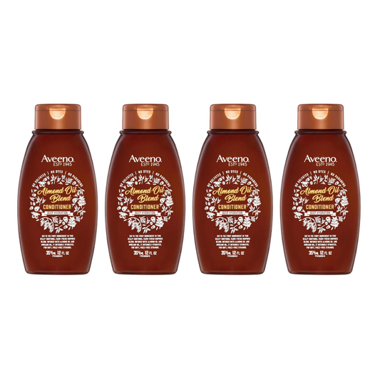 4x Aveeno Almond Oil Deep Hydration Conditioner 354ml