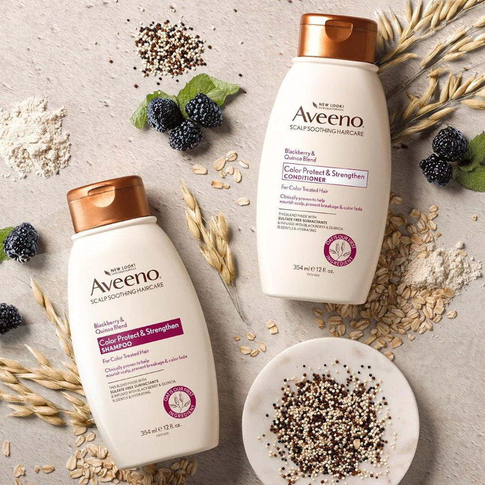 Aveeno Color Protect & Strengthen Blackberry & Quinoa Blend Conditioner 354ml