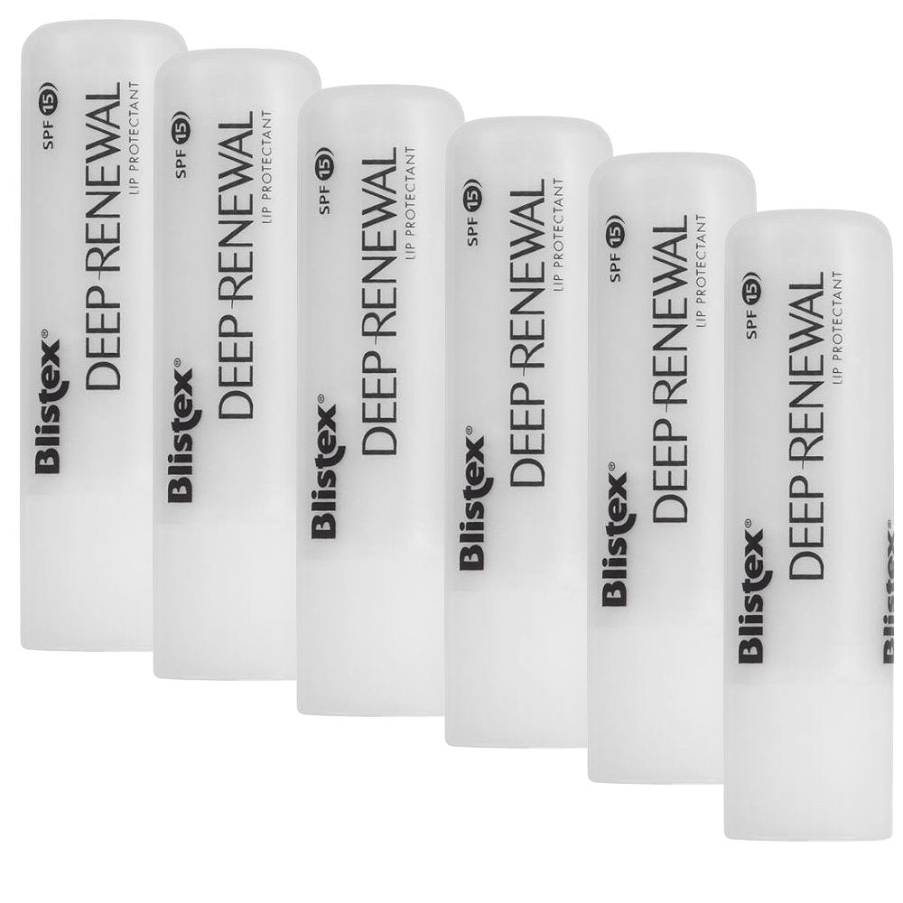 6x Blistex Deep Renewal Spf15 Renew & Hydrate Advanced Hydration 3.7g