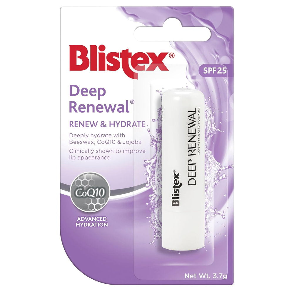 12x Blistex Deep Renewal Spf15 Renew & Hydrate Advanced Hydration 3.7g