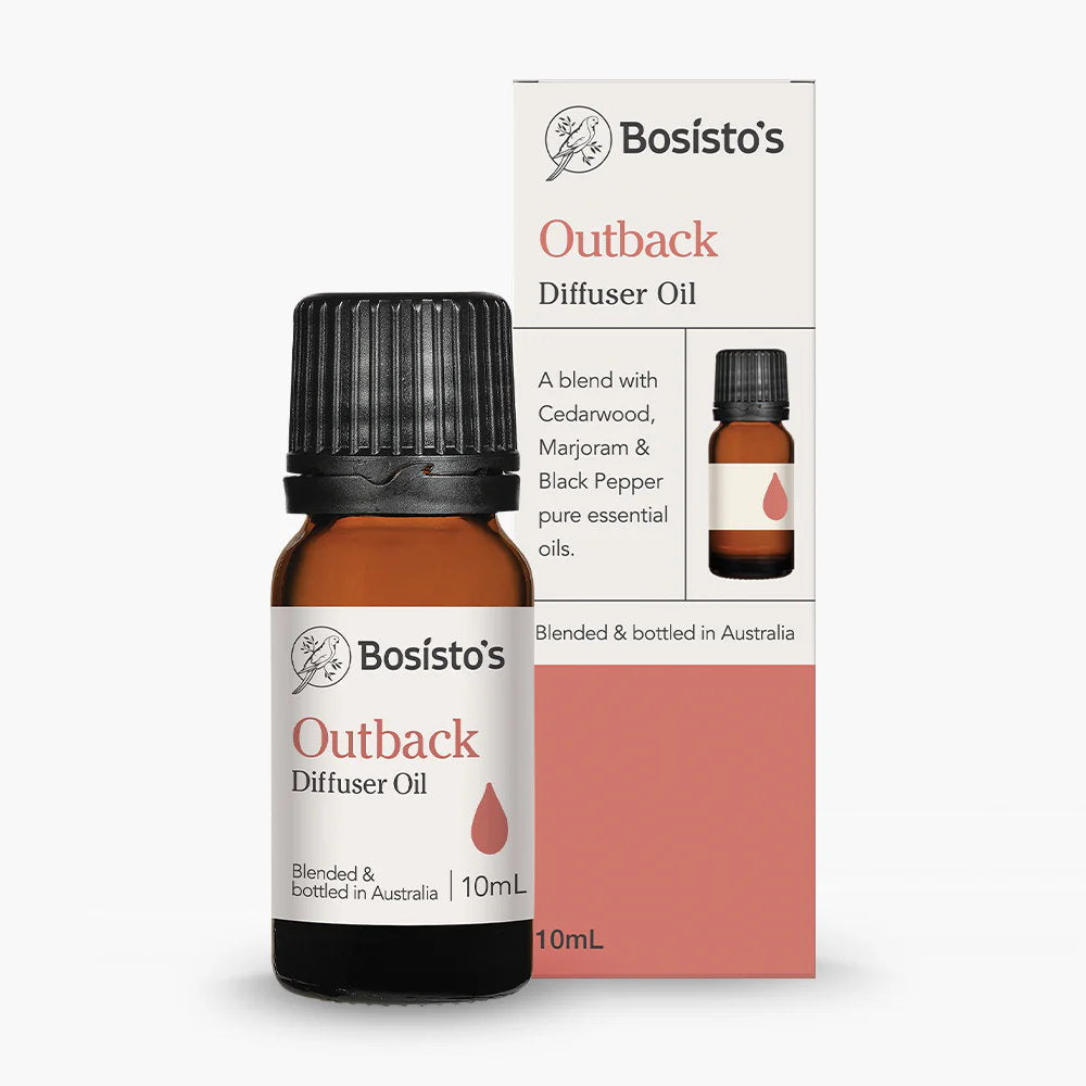 Bosistos Diffuser Oil Cedarwood Marjoram and Black Pepper Outback 10mL