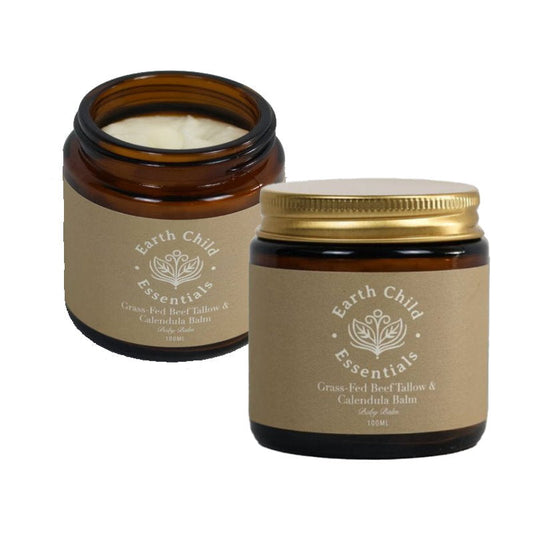 3x Earth Child Essentials Tallow and Calendula Baby Balm 100ml