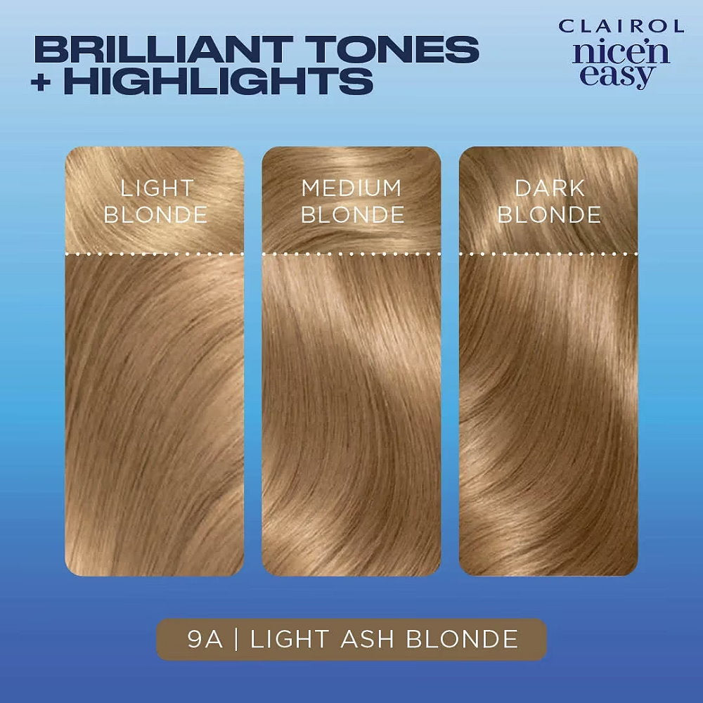 Clairol Nice N Easy Root Touch Up Permanent Hair Colour 9A Light Ash Blonde