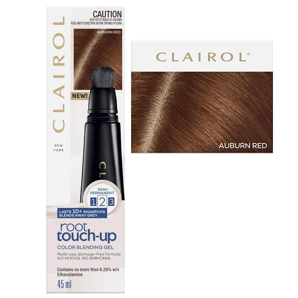 6x Clairol Root Touch-up Semi Permanent Color Blending Gel 45ml Auburn Red