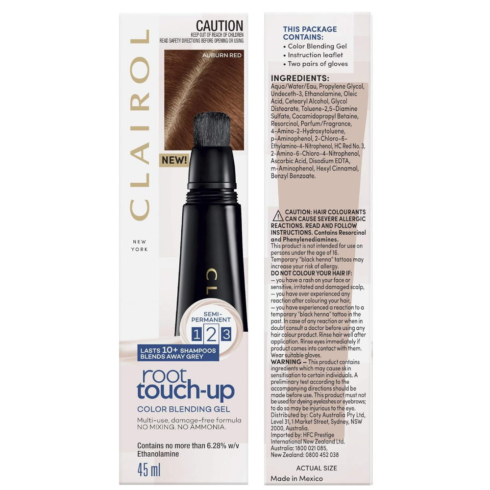 Clairol Root Touch-up Semi Permanent Color Blending Gel 45ml Auburn Red