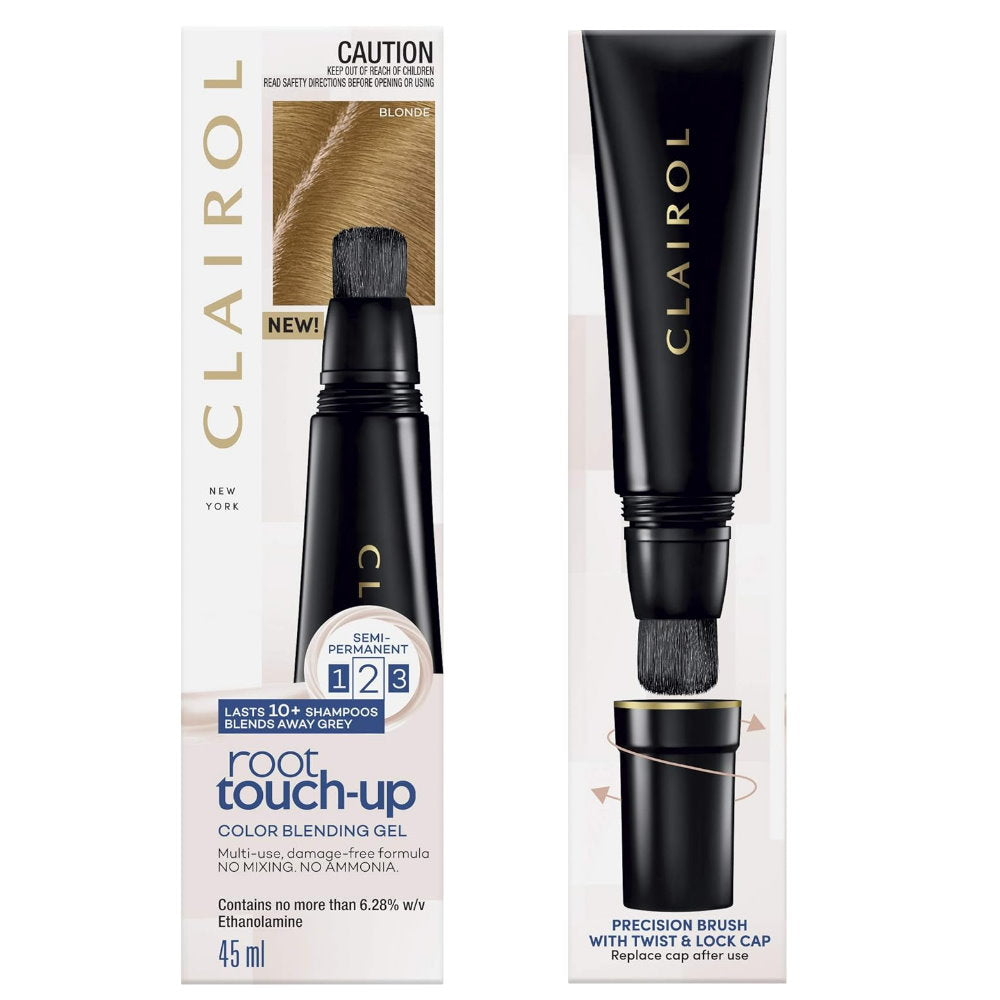 2x Clairol Root Touch-up Semi Permanent Color Blending Gel 45ml Blonde