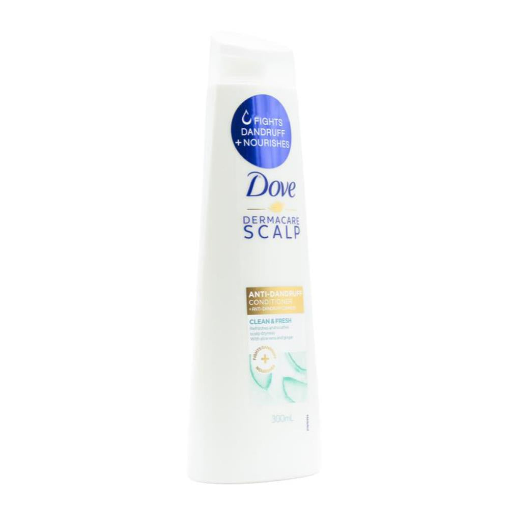 6x Dove Dermacare Scalp Anti-Dandruff Conditioner Clean & Fresh 300ml