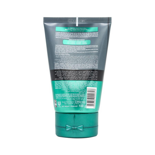 3x Dove Men Care Oil Control Body and Face Wash 100g
