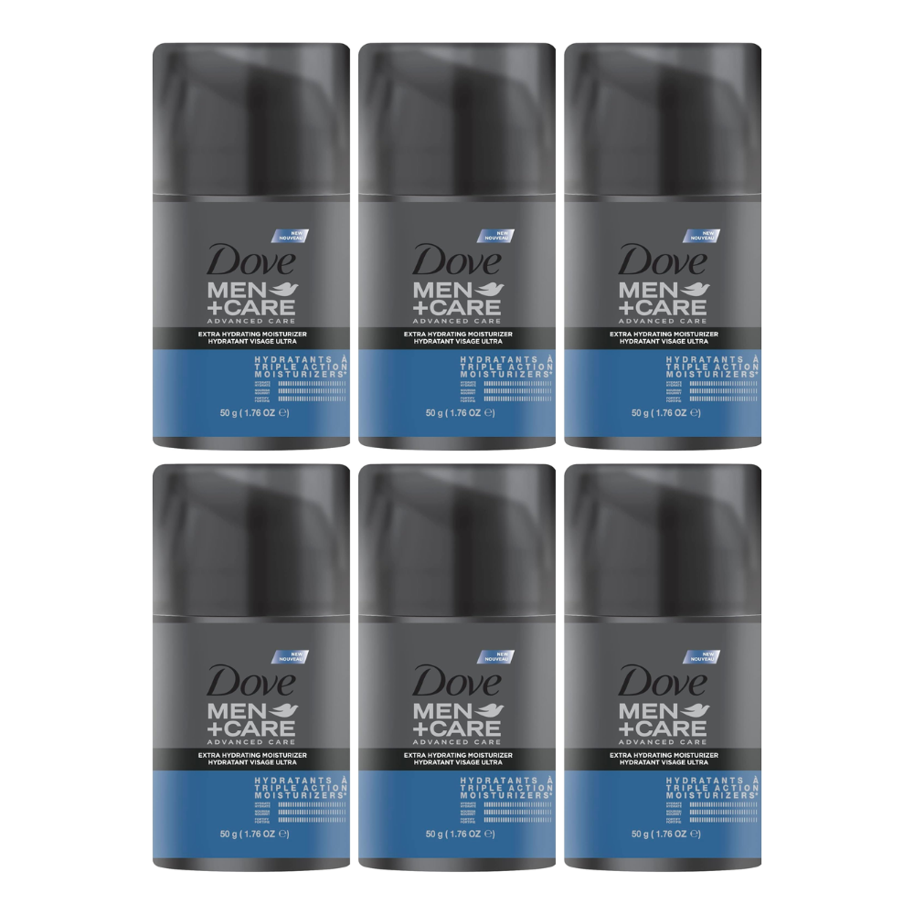 6x Dove Men Care Ultra Hydrating Moisturiser 50g