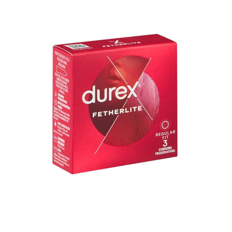 Durex Thin Feel Regular Fit Lubricated Condoms Pack of 3