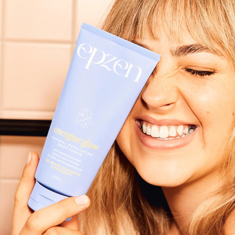 Epzen Energise Glow Natural Exfoliating Body Scrub 200ml