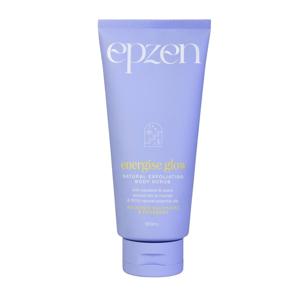 4x Epzen Energise Glow Natural Exfoliating Body Scrub 200ml