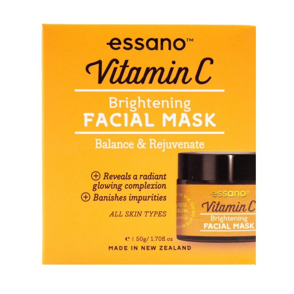 4x Essano Brightening Facial Mask Vitamin C Balance And Rejuvenate 50g