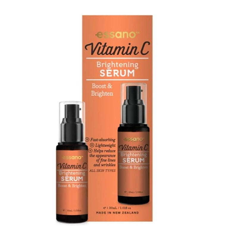 2x Essano Brightening Serum Vitamin C Boost And Brighten 30ml