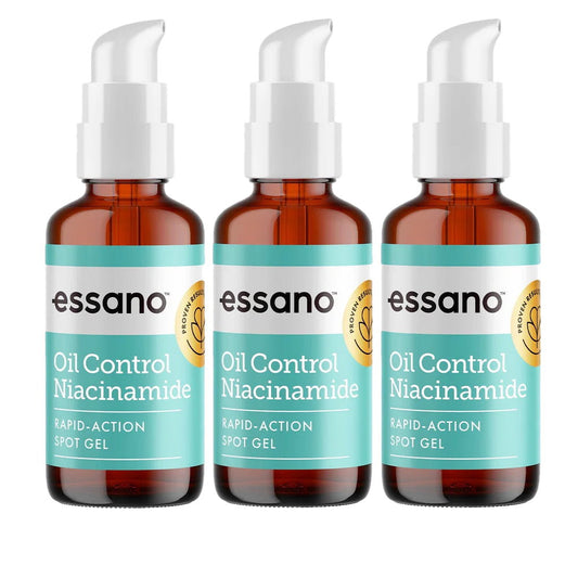 3x Essano Oil Control Niacinamide Rapid-Action Spot Gel 15mL