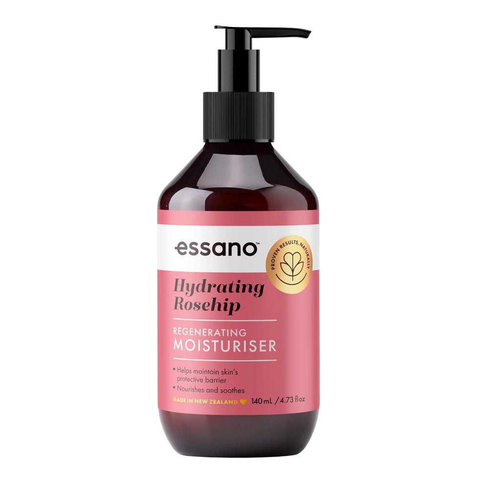 4x Essano Regenerating Moisturiser Hydrating Rosehip 140ml