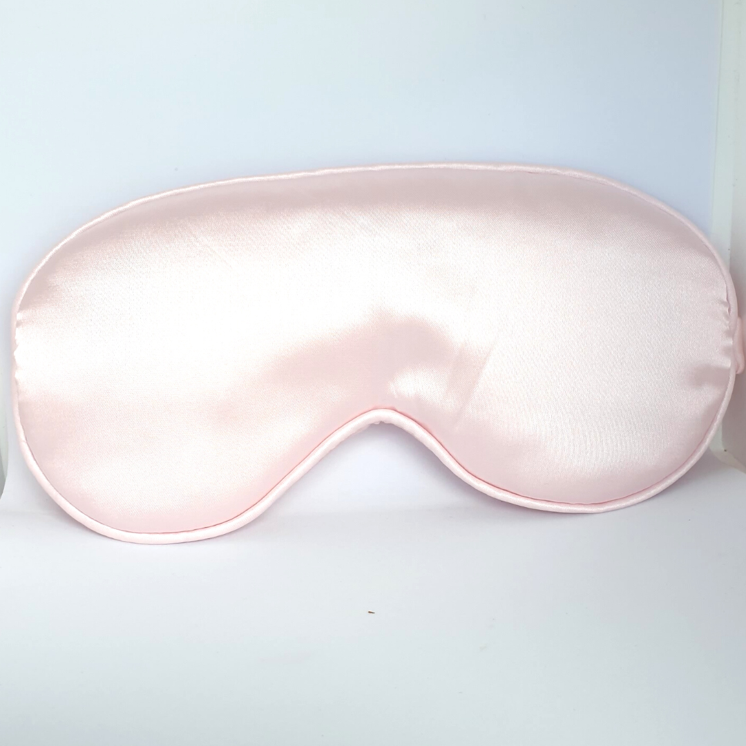 Gift Box - Rosy Lane Quality Eye Sleep Mask Light Pink - with Pouch