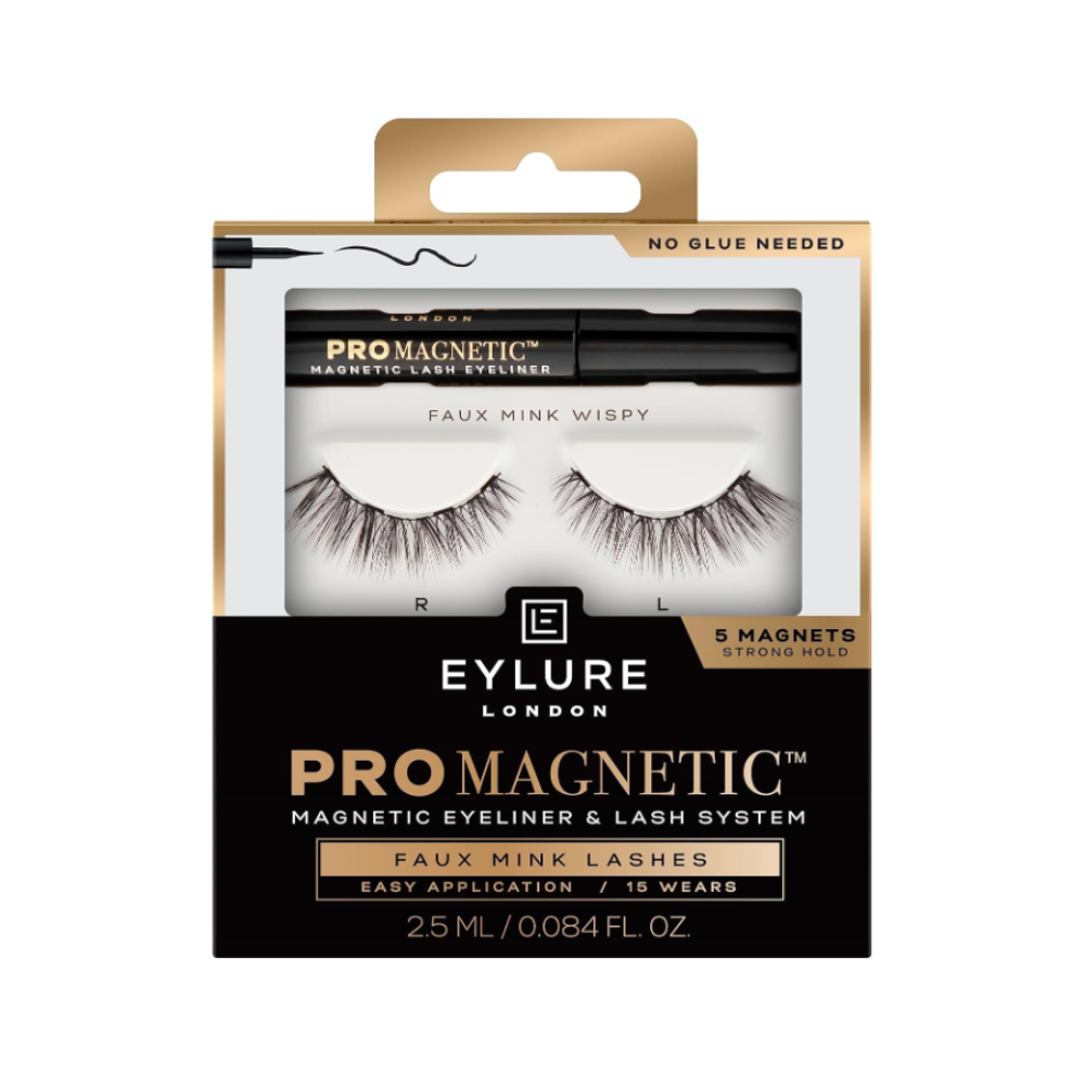 4x Eylure London Pro Magnetic Eyeliner & Lash System 2.5mL Faux Mink Wispy