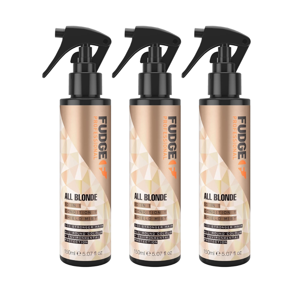 3x Fudge All Blonde 10 in 1 Condition & Shield Mist 150ml