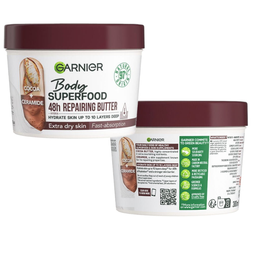 Garnier Body Superfood Cocoa & Ceramide Body Cream 380ml