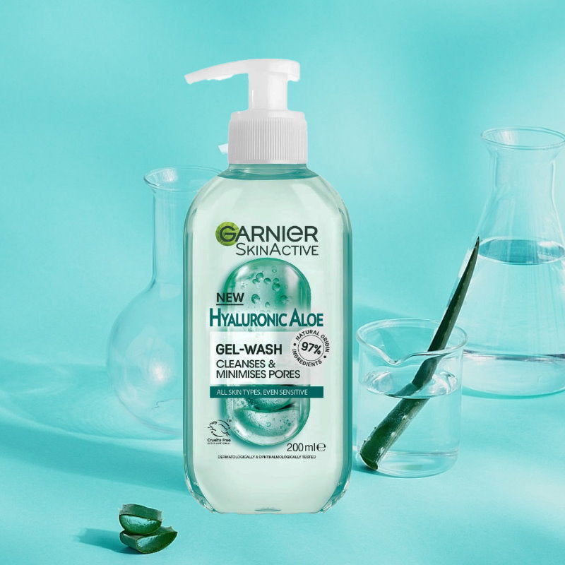 Garnier Skin Active Hyaluronic Aloe Gel Cleanser 200ml