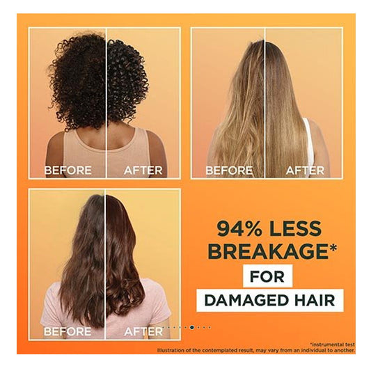 12x Garnier Fructis Hair Food Nourishing Papaya Shampoo For Dry Hair 350ml