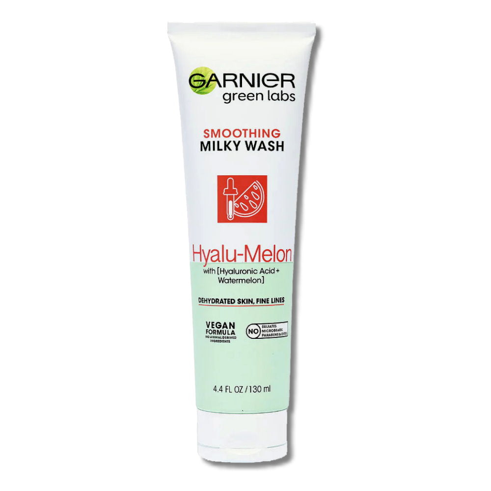 Garnier Green Labs Hyalu-Melon Smoothing Milky Wash Cleanser - Makeup Australia Online Warehouse Store