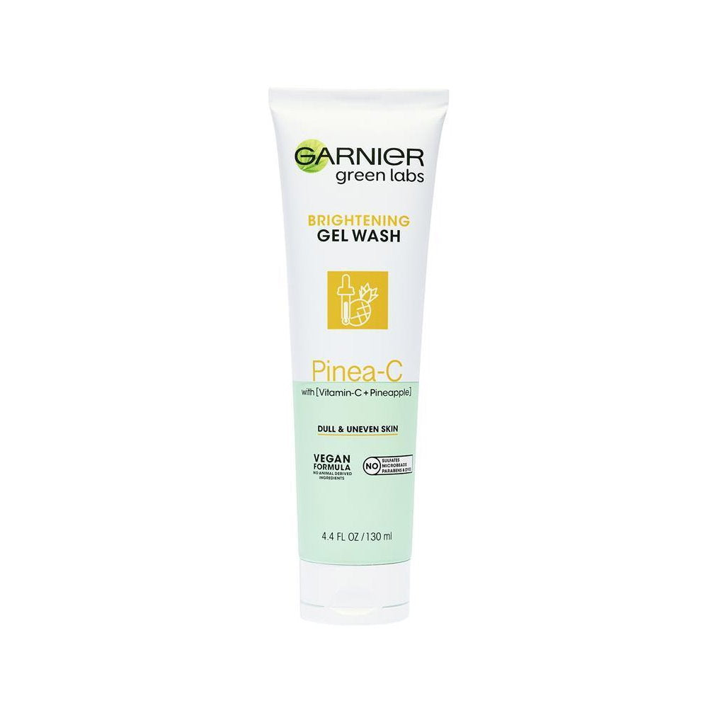 9x Garnier Green Labs Pinea-C Brightening Gel Wash Cleanser 130mL