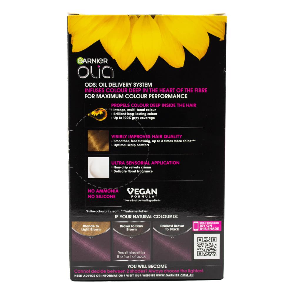 Garnier Olia Permanent Hair Colour 3.16 Deep Violet