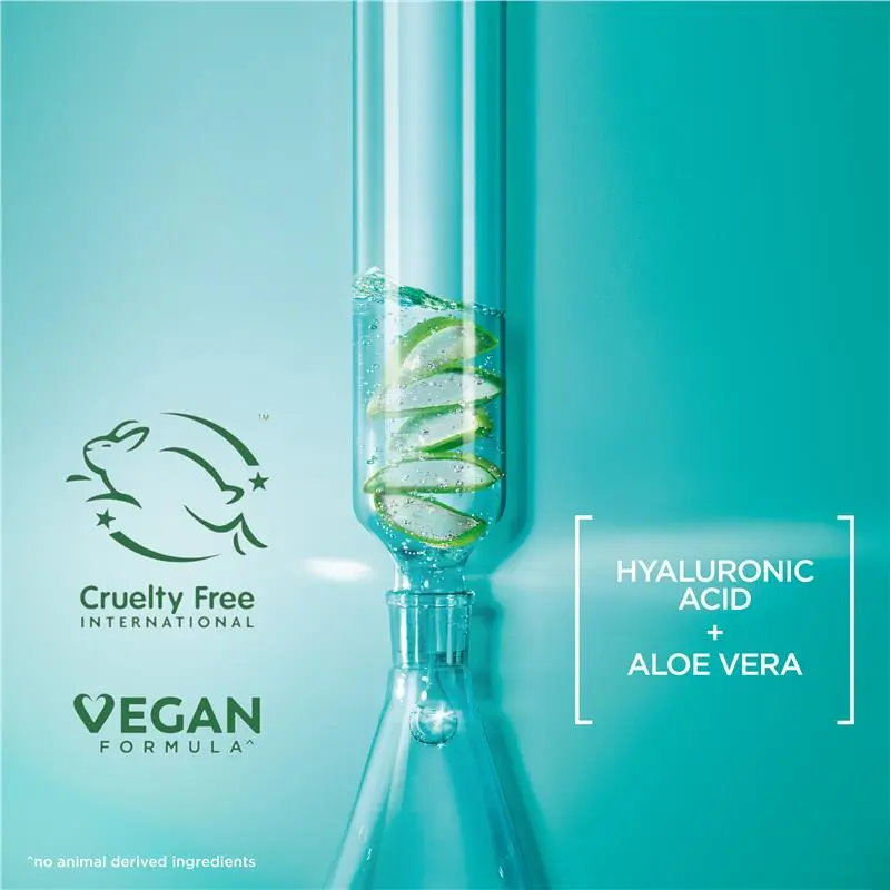 3x Garnier Skin Active Hyaluronic Aloe Day Jelly Moisturiser 50ml