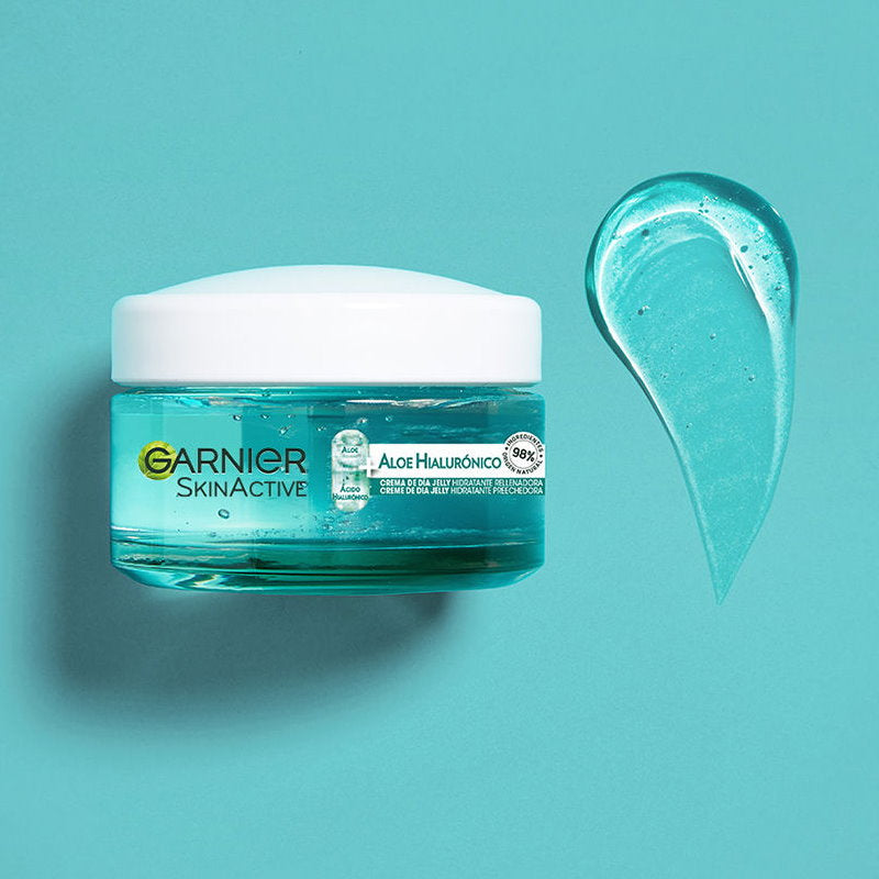 6x Garnier Skin Active Hyaluronic Aloe Day Jelly Moisturiser 50ml