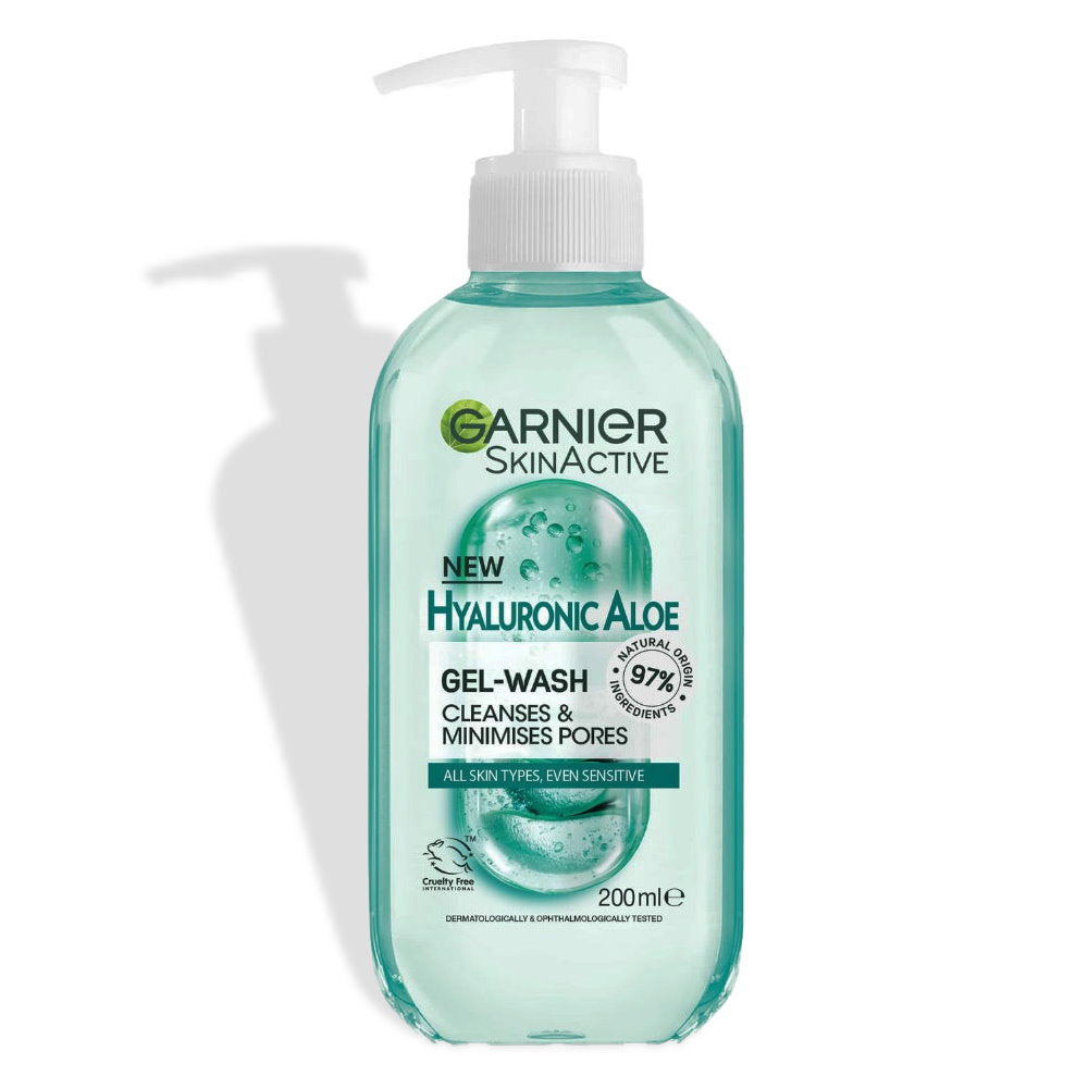 Garnier Skin Active Hyaluronic Aloe Gel Cleanser 200ml