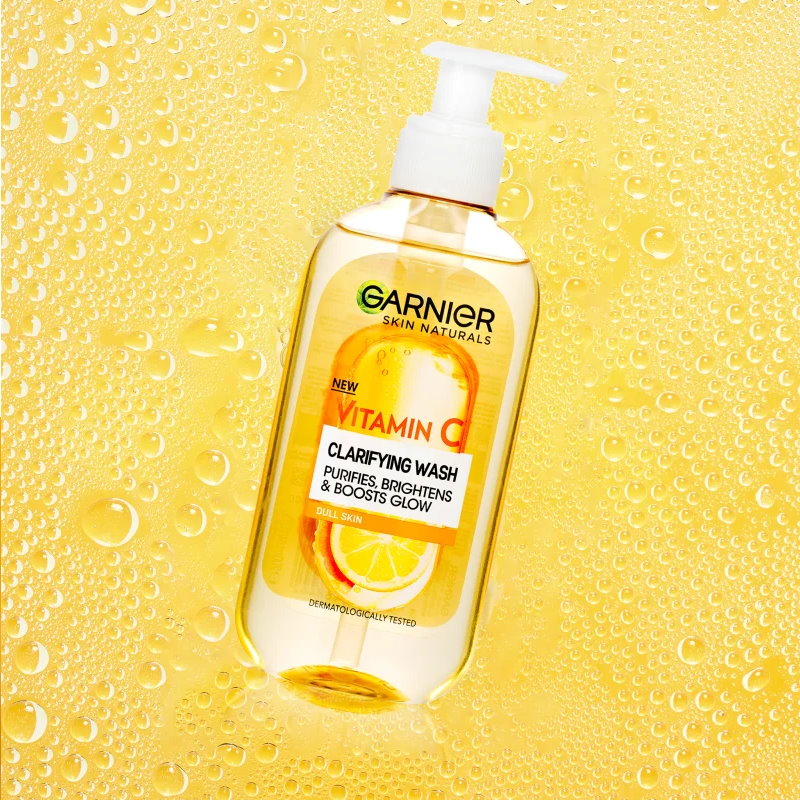 Garnier Skin Active Vitamin C Brightening Gel Cleanser 200ml