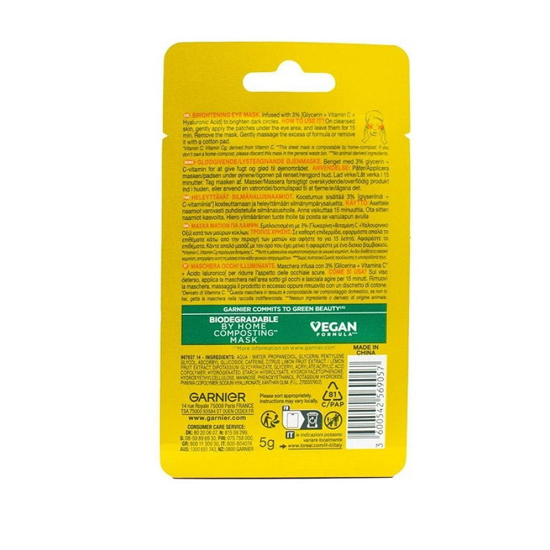 Garnier SkinActive Vitamin C Eye Mask