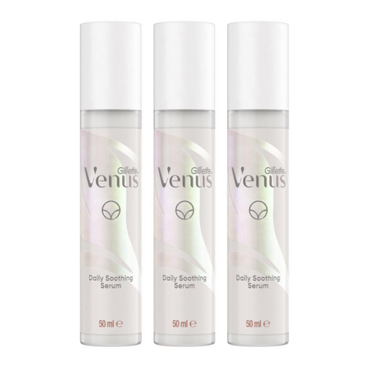 3x Gillette Venus for Pubic Hair & Skin Daily Soothing Serum 50ml