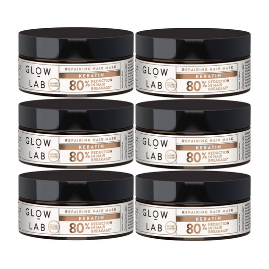 6x Glow Lab Smoothing Hair Mask 200ml